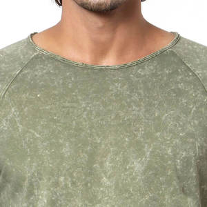 T-shirt classique délavé pour homme, motif vieilli d'inspiration rétro, toucher doux, essentiel pour la mode décontractée estivale - Product Image 6