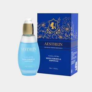 AESTHEIN Medi Formula Ampoule Serum 50ml PDRN Fullerene Extracto de Oro Niacinamida Péptido Calmante Blanqueador Cuidado de la Piel - Product Image 6
