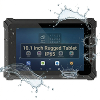 Tablet Android Industrial Resistente de 10.1 Pulgadas, Venta Caliente, ODM/OEM, IP65 para Exteriores, NFC, 4G, GPS, Tablet para Montaje en Vehículo, Código de Barras 2D, Zebra, RJ45