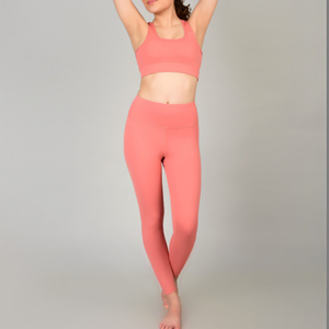 Ensemble de sport pour femme : soutien-gorge de sport de haute qualité, leggings taille haute, vêtements d'entraînement à manches longues, tenue de sport pour la gym, vêtements de fitness, ensemble de yoga - Product Image 1