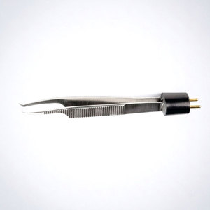 Pinces bipolaires McPherson angulées non isolées 10,2 cm avec pointe de 0,5 mm, instrument chirurgical de style McPherson isolé - Product Image 4