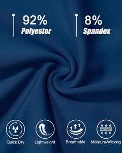 Camiseta sin mangas para hombre, vibrante, de tacto suave, con ventilación, de poliéster, transpirable, de secado rápido, ecológica, ligera, cómoda, con caída fluida y sensación fresca. - Product Image 3