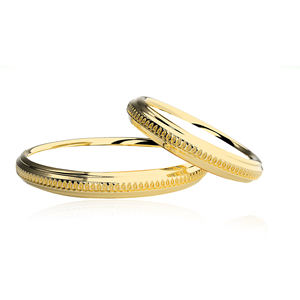 Anillo de Eternidad Unisex de Oro Sólido de 18K con Baño de Rodio, Corte Brillante, Piedra Natural con Engaste de Garras, Certificado IGI, Clásico - Product Image 1