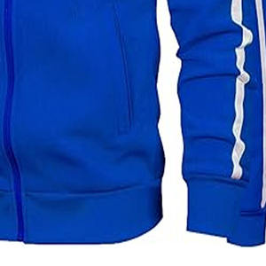 Conjunto deportivo informal para hombre de dos piezas, chaqueta y pantalones, tela cómoda y transpirable, ropa deportiva atlética para gimnasio, entrenamiento, jogging - Product Image 6