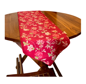 Direct Factory Supply Classic Dark Pink <b>Table</b> <b>Runner</b> for <b>Dining</b> <b>Tables</b> or Weddings and Parties Available at Export Price - Product Image 3