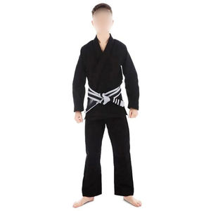 Ceinture noire avec contraste de couleur blanche, vêtements d'arts martiaux, impression de logo personnalisé, tissu léger, uniforme de judo, service OEM - Product Image 2