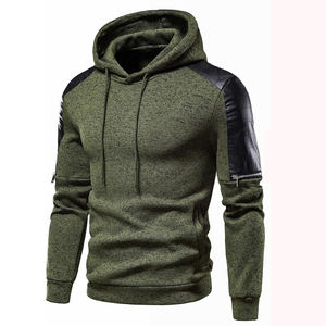 Ensemble de survêtement d'hiver pour homme grande taille, deux pièces, avec capuche, pantalon de jogging en molleton, vêtements de sport décontractés, pantalon cargo - Product Image 3