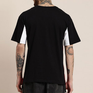 Amazing Quality High Quality 100% Cotton Knitted Streetwear Oversize T-<b>shirt</b> Solid Color Customized Design for <b>Men</b> - Product Image 2
