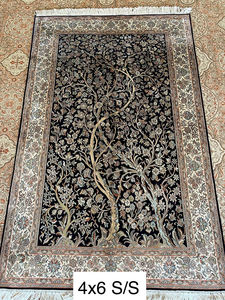 พรมปูพื้นขนสัตว์/ผ้าไหมสำหรับห้องนั่งเล่นซักได้ทำด้วยมือนุ่มสบายวัสดุพรีเมียม - Product Image 2