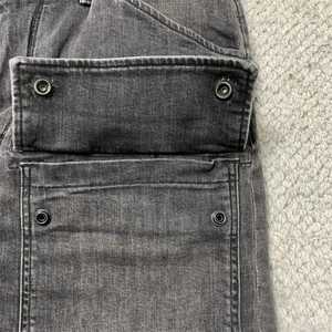 Shorts en jean décontractés coupe droite personnalisés pour hommes, coupe-vent, écologiques, style urbain, 100 % coton, couleur unie, en promotion - Product Image 5