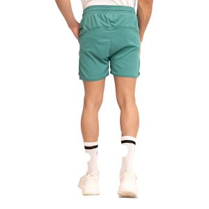 Men's Teal Green PBlaze Solid <b>Zipper</b> Casual Athletic Running Training Sports <b>Shorts</b> Drawstring Waist Quick Dry Breathable - Product Image 6