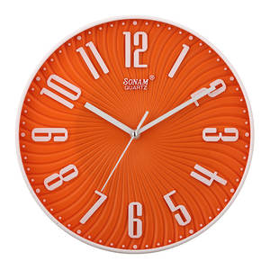 Direct Supply Designer <b>Clock</b> Large Display <b>Silent</b> Sweep Movement Battery Operated Durable Timepiece Available At Good Price - Product Image 4