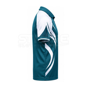 Team <b>Cricket</b> <b>Shirt</b> Short Eco-Friendly Breathable Quick Dry Lightweight Fabric Comfortable Fit Customizable for Regular Training - Product Image 3