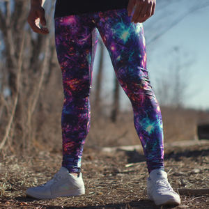 Leggings de compression par sublimation 2026 pour hommes, pantalon imprimé à taille élastique, streetwear d'été pour hommes, leggings par sublimation pour hommes - Product Image 4