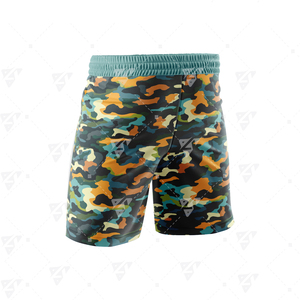 Shorts de sport décontractés pour hommes, grandes tailles, en Spandex/Polyester, séchage rapide, respirants, légers, pour l'été, taille élastique - Product Image 3