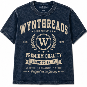 T-shirt tricoté pour homme, délavé à l'acide, 100% coton, col rond côtelé, coupe classique, manches courtes, haute qualité, logo personnalisé, vente en gros - Product Image 3