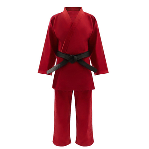 Mahroon – Tenue d'arts martiaux respirante 100 % coton avec découpe automatisée, Kimono d'arts martiaux noir et blanc, Combinaison de judo ODM - Product Image 1