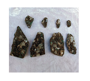 เฮอแลนไดต์สีเขียวธรรมชาติพร้อมแร่สติลบิท ชุดคริสตัลพรีเมียมสำหรับตั้งโชว์ สะสม บำบัดรักษา ของขวัญตกแต่ง - Product Image 2