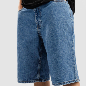 High Quality Latest Design <b>Men</b> Mid Rise Zipper Fly Loose Fit 100%Cotton Denim Pants Baggy Jorts <b>Jeans</b> Shorts Made Numica Sports - Product Image 2