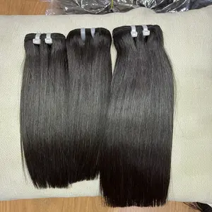 Penjualan Terbaik kualitas tinggi 100% rambut Virgin Vietnam rambut pakan alami rambut panjang sama harga grosir