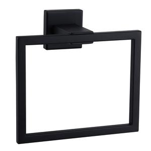 Metal Modern Square Bath and Hand <b>Towel</b> Bar Rack <b>Stand</b> with Abstract Pattern <b>for</b> <b>Bathroom</b> Kitchen Vanity Countertop Decoration - Product Image 4