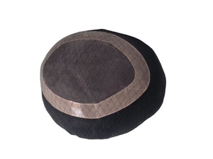 Human Hair Mono Base Toupee Bonnet <b>Wig</b> <b>for</b> <b>Men</b> with Bangladesh Hair Patches and Taz Hair - Product Image 2
