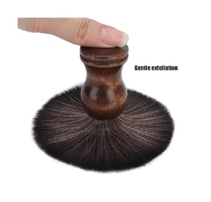 Brosse à barbe Maclura, brosse à raser avec manche en bois élégant et ergonomique pour la maison, la barbierie et les hommes - Product Image 2