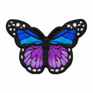 Parche Bordado de Mariposa Termoadhesivo para Ropa, Accesorio Decorativo para Costura y Manualidades - Product Image 2