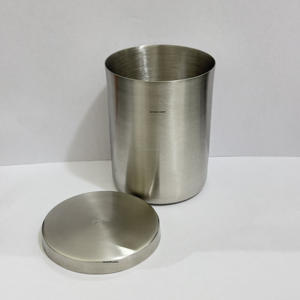 Tapa de Acero Inoxidable para Velas Navideñas, 14 oz, Acabado Cepillado, Hecha a Mano, Duradera, Decoración de Hogar de Lujo, Venta al Por Mayor, Personalizable, Alta Calidad - Product Image 6