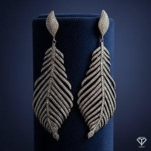 Modernos Pendientes de Aro con Circonitas y Baño de Oro para Fiesta, Boda o Regalo - Product Image 2
