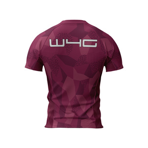Camiseta de Compresión con Estampado Geométrico Personalizada para Hombre, Manga Corta, para Entrenamiento, Yoga, 100% Poliéster, Secado Rápido - Product Image 6