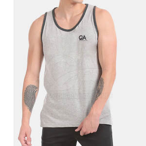 2026 Gym Tank Top Sleeveless <b>Muscle</b> <b>Fit</b> Sports <b>Vest</b> <b>Men</b> Spandex /Polyester Sleeveless Tank Top Customized - Product Image 2