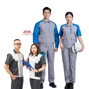 Combinaison de travail à manches longues et col montant, prix avantageux, personnalisable, pour mécanicien, électricien, travaux extérieurs, uniforme FMF, OEM/ODM - Product Image 1