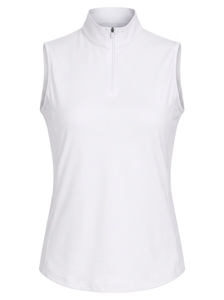 Chaleco sin mangas para mujer, con media cremallera y cuello alto, para equitación, entrenamiento y actividades al aire libre. - Product Image 2