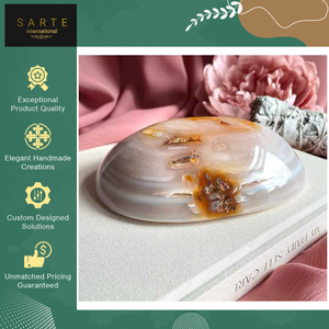 Venta Exclusiva de Cuencos Decorativos de Mármol con Piedras Preciosas Naturales Hechos a Mano de Primera Calidad para Decoración del Hogar al Mejor Precio - Product Image 4