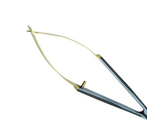 Professional Nail Art Stainless Steel Curved Spring Scissors Sharp Blade Precision Cuticle Remover Steel Handle Custom Logo - Product Image 6