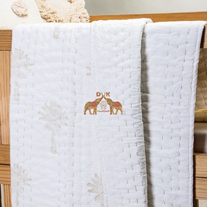 ผ้าห่มผ้าฝ้ายถักมือสำหรับเด็กวัยหัดเดินผ้าห่มนุ่มและน้ำหนักเบาสำหรับฤดูหนาว - Product Image 3