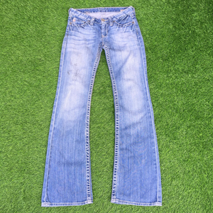 Jean baggy noir unisexe à jambe large, effet usé, style streetwear - Product Image 3