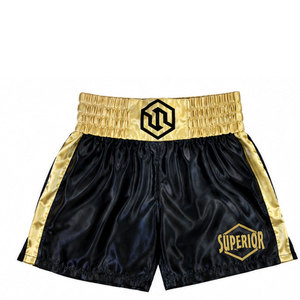 Customizable Breathable <b>Polyester</b> <b>Shorts</b> for Kickboxing and Muay Thai with Elastic Waist and Medium Fit - Product Image 2