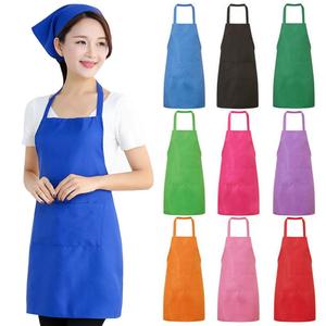 Delantal de varios colores con bolsillo para cocinar, delantales de limpieza sin mangas, ropa, impermeable, a prueba de aceite, accesorios de cocina para Chef - Product Image 4