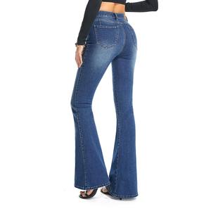 กางเกงแฟลร์ทรงสวยสำหรับผู้หญิง สวมใส่ได้ทั้งแบบลำลองและสมาร์ทแคชชวล ทรงยาว เนื้อผ้าเรียบลื่น สวมใส่สบาย - Product Image 6