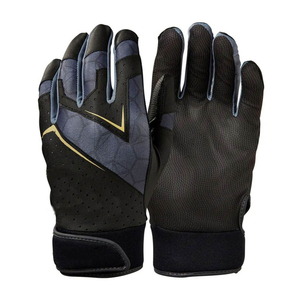 Guantes de Bateo de Béisbol Profesionales Personalizables, Ligeros, de Poliéster/Algodón, Ambidiestros, con Cierre de Gancho y Bucle, Transpirables y de Secado Rápido - Product Image 1