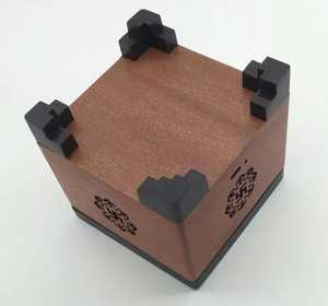Nouveau brûleur à bakhoor artisanal en bois coloré à motif, pour mariage, usage religieux, parfum aromatique, brûleur d'encens en bois durable, support pour bâtonnets d'encens - Product Image 2