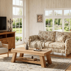Tavolino da Caffè/Tea Convertibile in Stile Nordico con Piano in Marmo e Base in MDF per Soggiorno, Ideale per Piccoli Spazi - Product Image 2