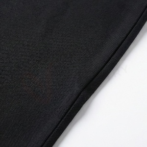 Polo à manches courtes pour homme, noir, 100% coton piqué, respirant, coupe classique, design tricoté uni - Product Image 5