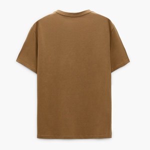 T-shirts pour hommes en coton 100% de 200g, surdimensionnés, imprimés en sérigraphie avec logo de marque personnalisé, vente en gros - Product Image 3