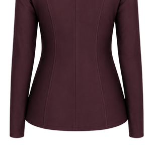 <b>Burgundy</b> Equestrian <b>Jacket</b> for <b>Women</b> Slim Fit Riding Blazer Professional Horse Riding Competition Coat Custom Wholesale Apparel - Product Image 5