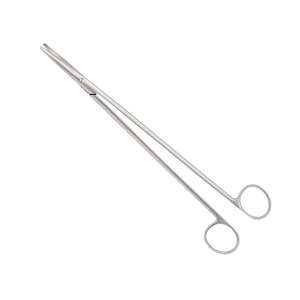 Ciseaux chirurgicaux droits à lame émoussée/plate en acier inoxydable pour pansements, usage en bloc opératoire, CE, garantie 3 ans, par Dentavex - Product Image 2