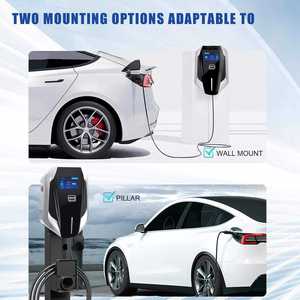 Borne de recharge murale pour véhicule électrique Type 2, indice de protection IP65, 7 kW, 16 A, nouvelle borne de recharge murale ZSWINNER avec câble de 5 m et garantie d'un an - Product Image 6