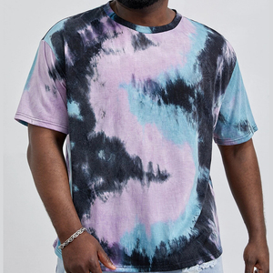 T-shirt Homme en Coton Délavé à l'Acide, Imprimé Personnalisé, Style Streetwear Hip Hop Vintage, Coupe Oversize, Fournisseur de T-shirts Tendance - Product Image 1